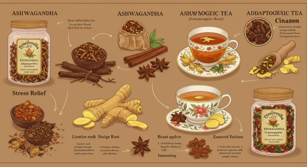 Ashwagandha Adaptogenic Teas