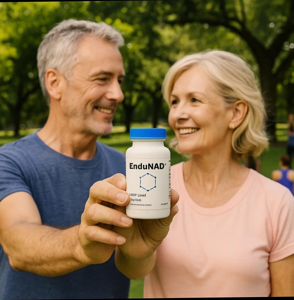 A coupe of women and men who use EnduNAD +