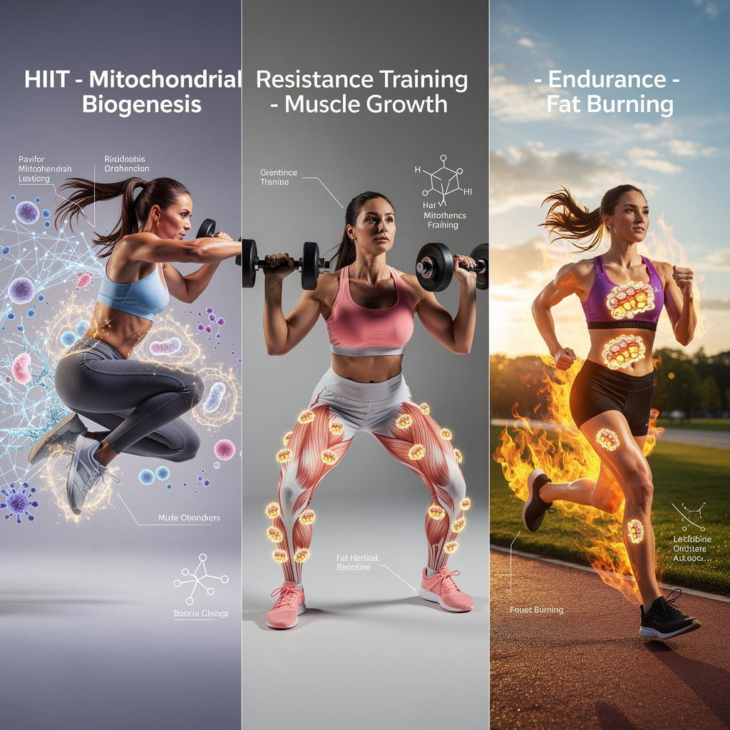 Physical activity represents perhaps the most powerful intervention for improving mitochondrial health