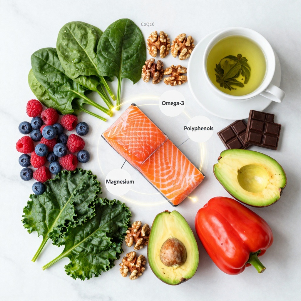 Certain nutrients serve as essential cofactors for the biochemical reactions that occur within mitochondria, while others provide antioxidant protection against oxidative damage.