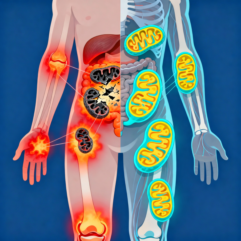 critical factor in mitochondrial dysfunction and weight loss resistance.
